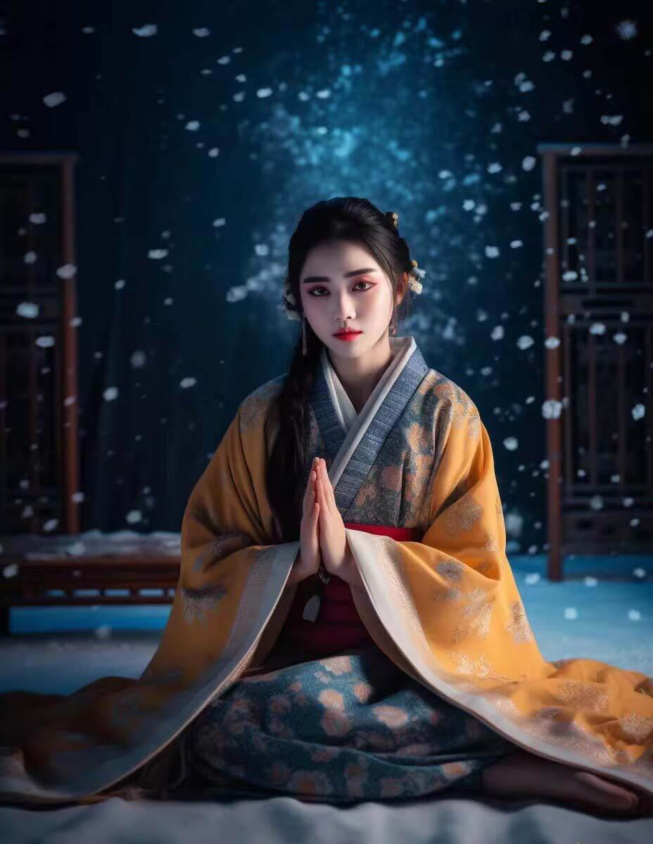 图片[5]-Midjourney关键词-AI生成中国风古装汉服美女人像提示关键词-1号库创业圈