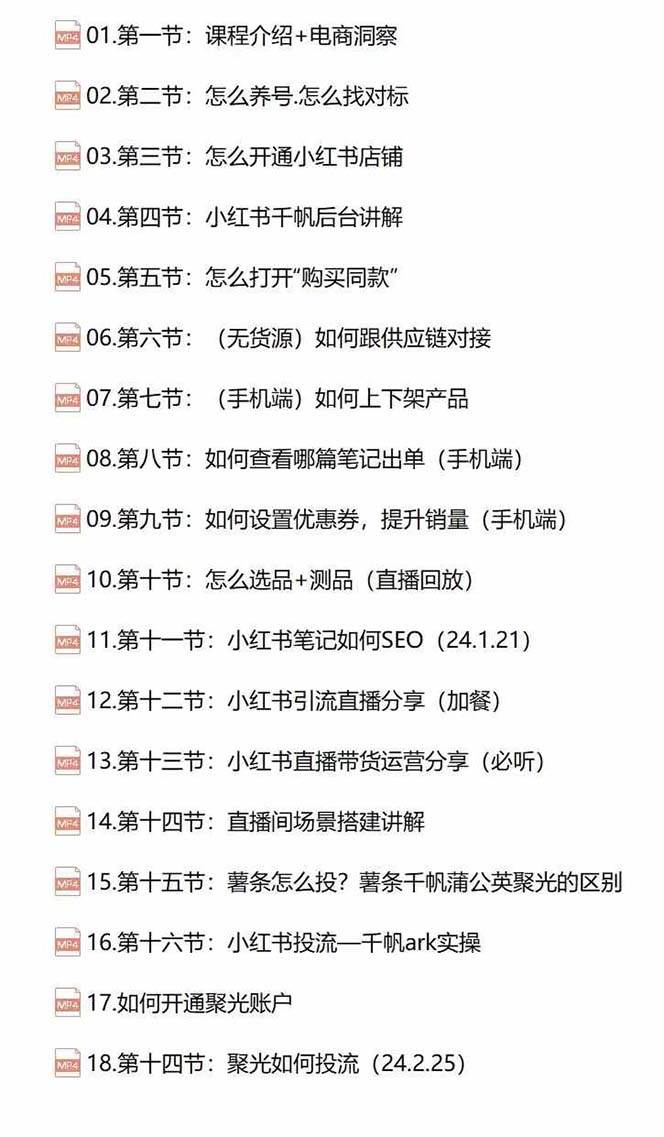 图片[2]-小红书快速赚钱电商特训营：用简单方式通过小红书快速变现！（55节）-1号库创业圈
