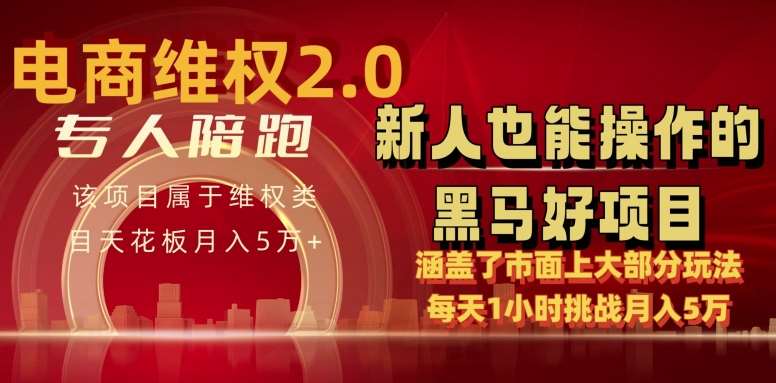 电商维权 4.0 如何做到月入 5 万+每天 1 小时新人也能快速上手【仅揭秘】-1号库创业圈