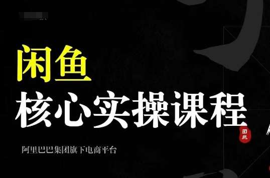 2024闲鱼核心实操课程，从养号、选品、发布、销售，教你做一个出单的闲鱼号-1号库创业圈