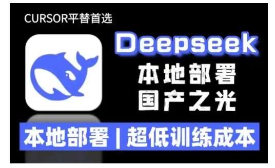 2025年deepseek R1 大型模型本地安装部署(文件+教程)本地部署，超低训练成本-1号库创业圈