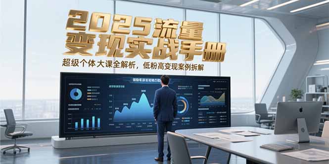 （15188期）2025流量变现实战手册，超级个体大课全解析，低粉高变现案例拆解-1号库创业圈