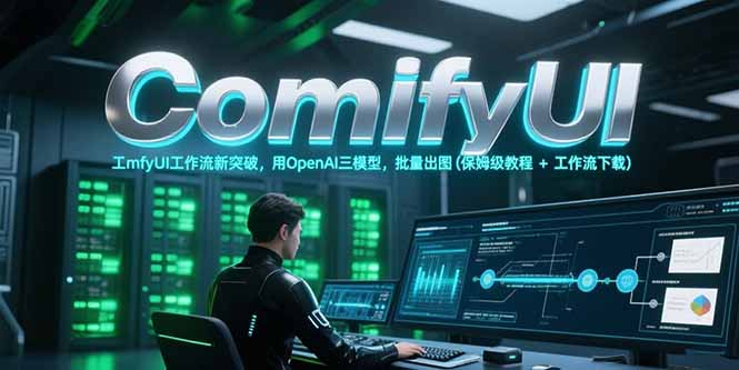 （15191期）ComfyUI工作流新突破，用OpenAI三模型，批量出图(保姆级教程+工作流下载)-1号库创业圈