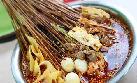 四川乐山钵钵鸡配方冷锅串串红油一元一串串香底料小吃技术配方视频
