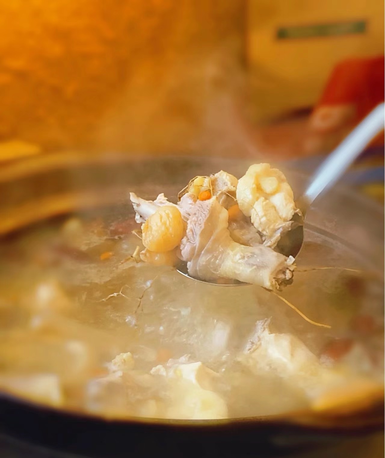 正宗广味炭火药膳鸡煲技术滋补药材调味料配方鸡技术视频加文字教程