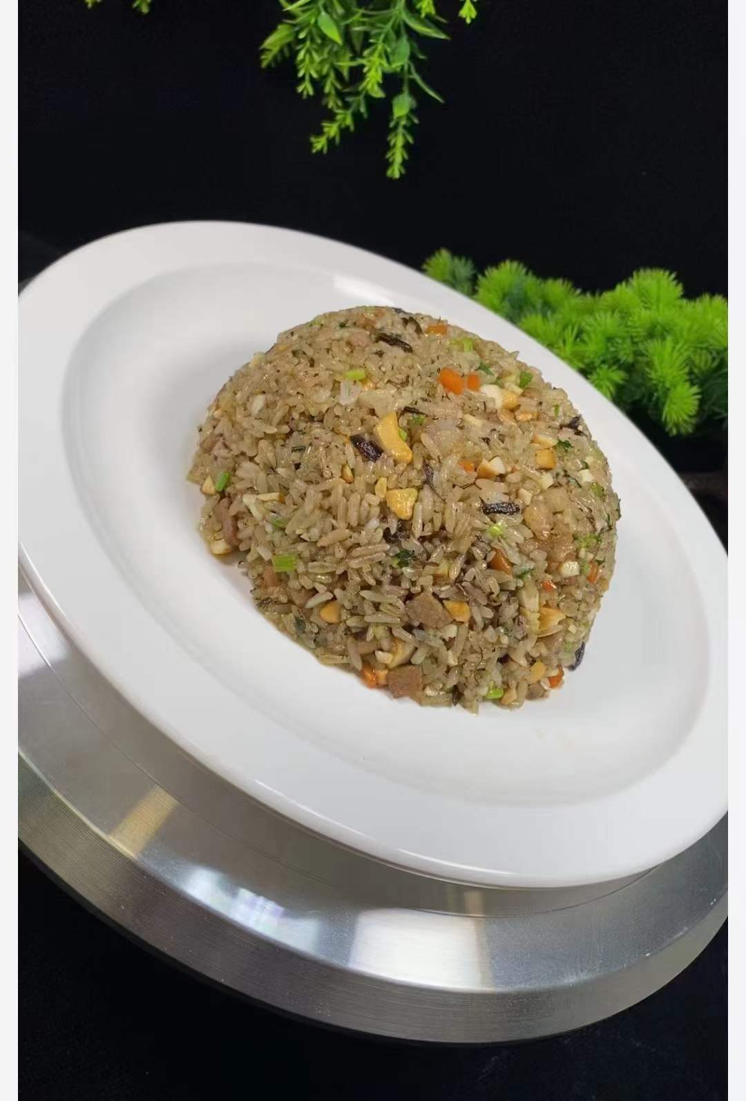 商用的摆摊小吃花式多种酱油黄金什锦炒饭做法制作方法技术教程配方视频