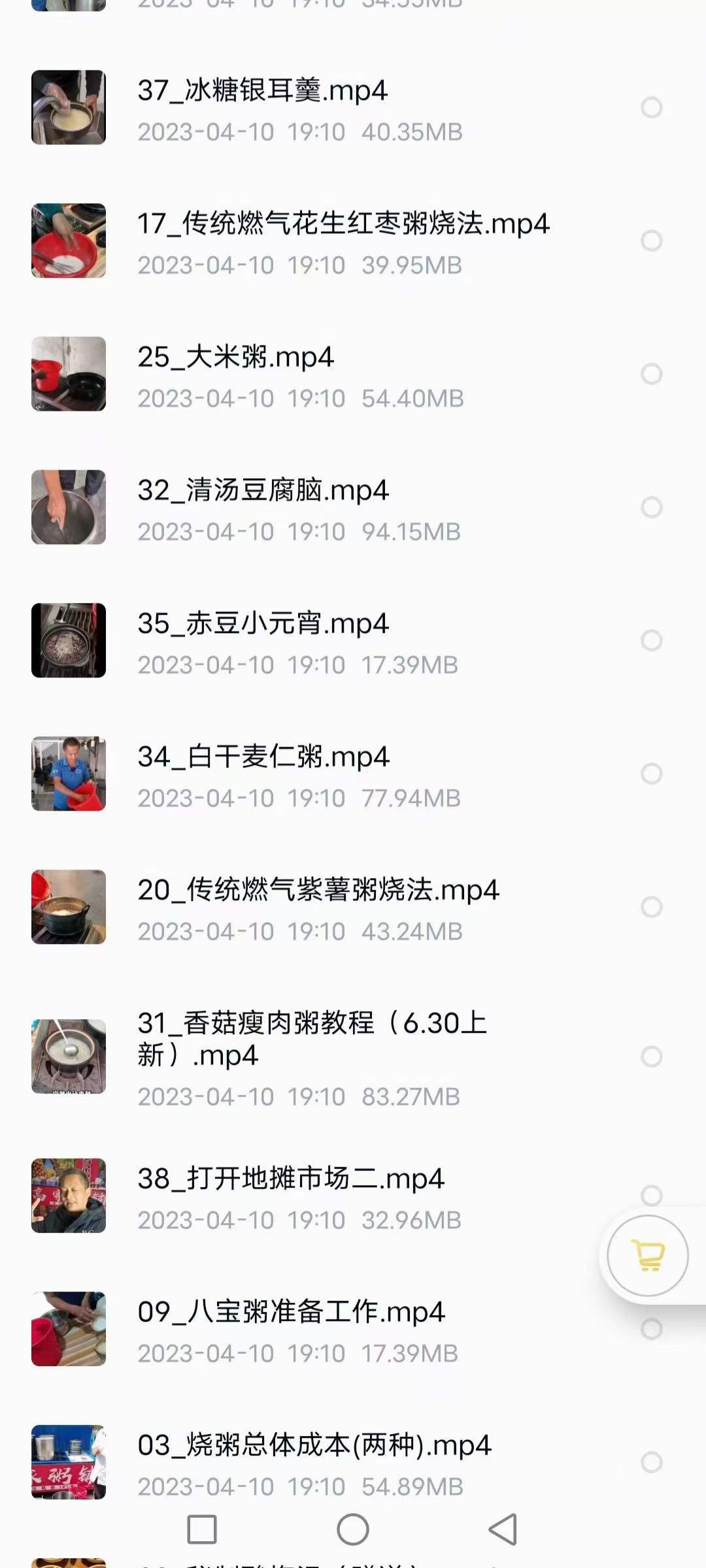 四十种粥配方制作方法教程早餐粥营养粥实体开店技术教学培训资料