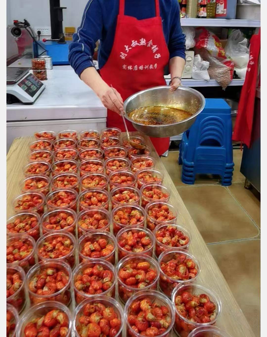 麻辣小龙虾尾配方技术爆炒小海鲜腌制酱料麻辣小龙虾做法教程视频