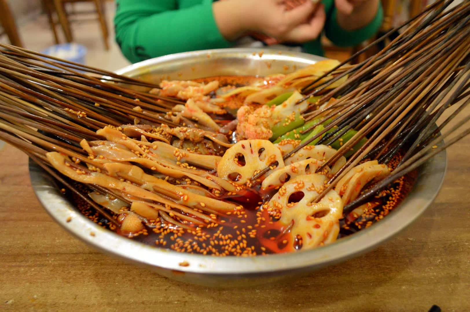 四川乐山钵钵鸡配方冷锅串串红油一元一串串香底料小吃技术配方视频