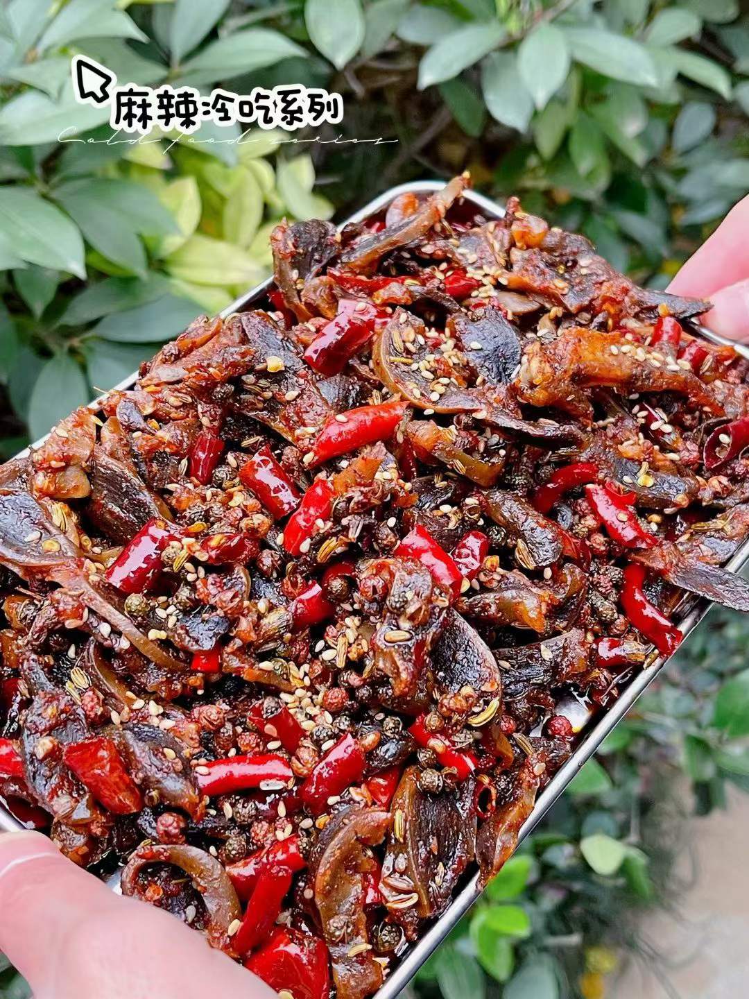 麻辣冷吃技术配方教程小海鲜牛肉鸡翅尖虾尾鱿鱼须私房摆摊小吃商用小吃培训