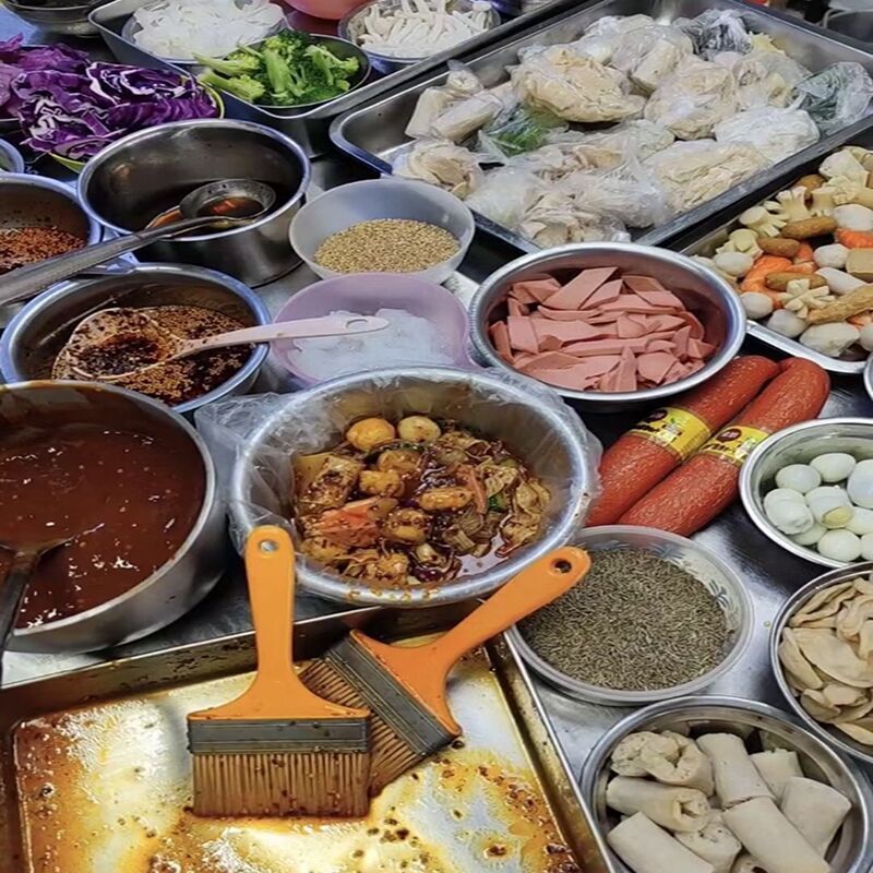 网红小吃鞍山梅老板拌辣串技术配方