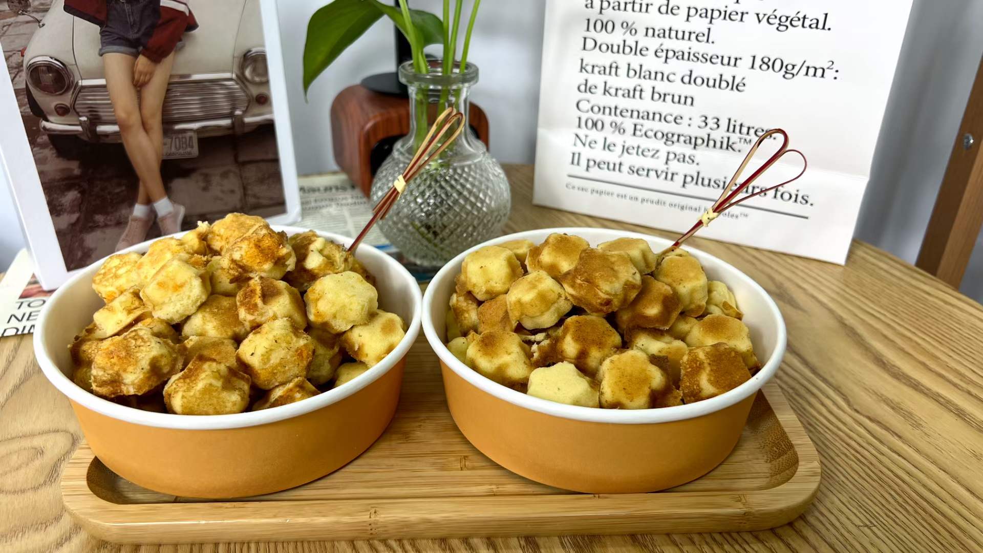 网红梅花小蛋糕配方做法技术教程教学视频烘焙西点商用小吃摆摊