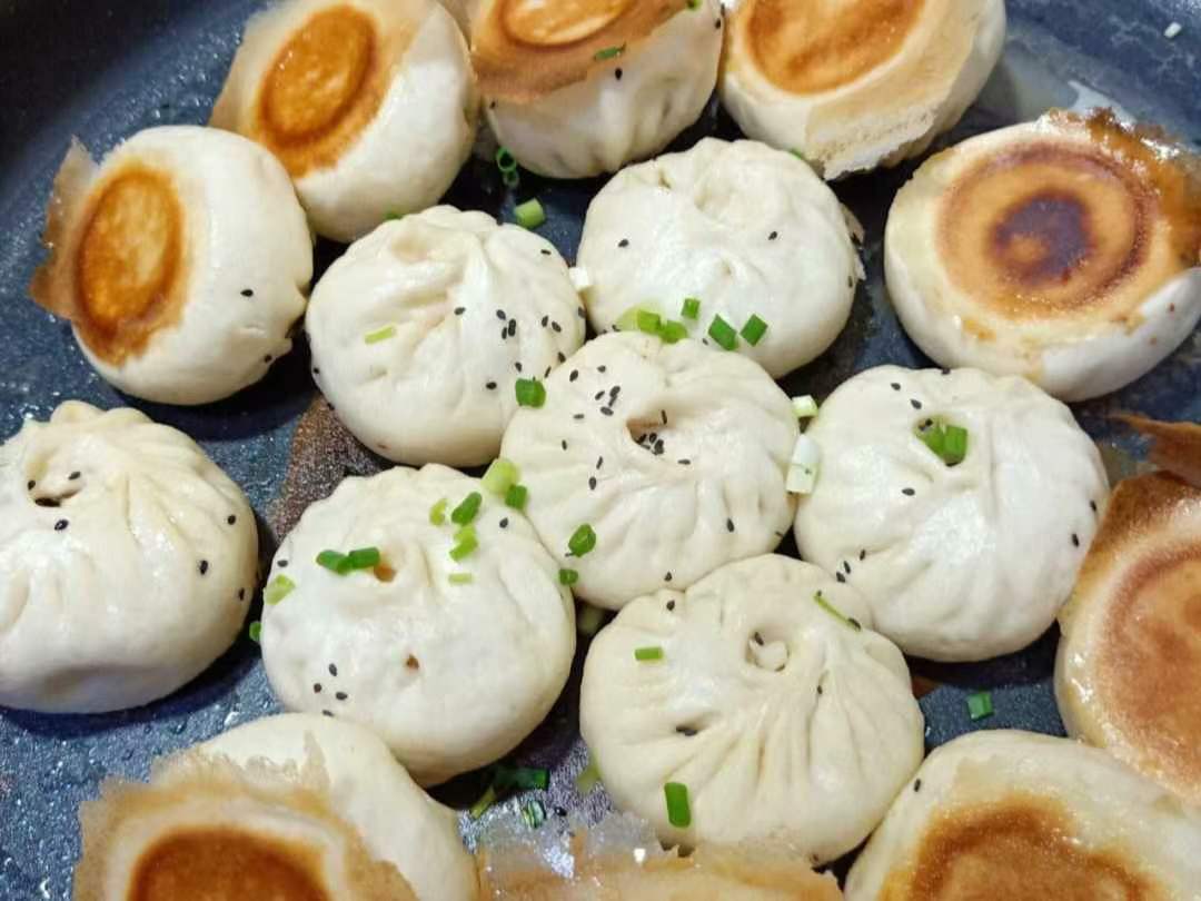 水煎包的做法技术配方煎包子课程小吃生煎专用商用教程摆摊开店