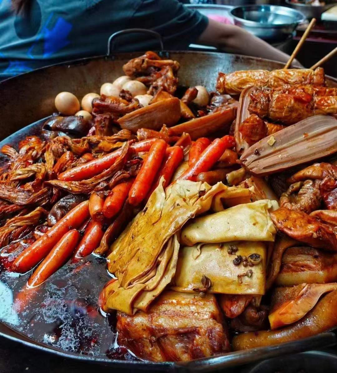 武汉实体店卤菜大锅热卤全套视频课程技术配方教程卤肉卤素菜小吃制作技术摆摊创业商用