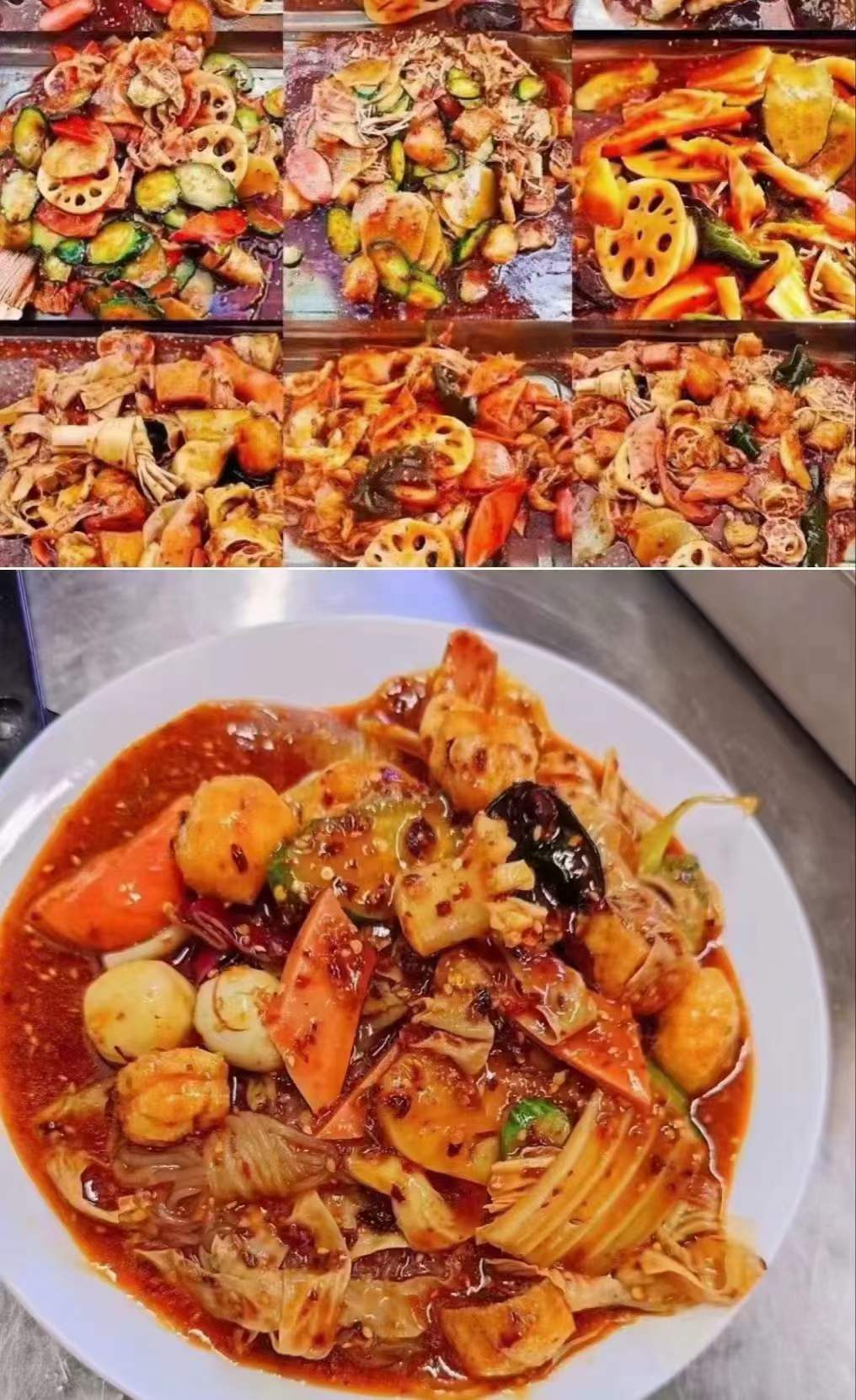 摆摊东北老式麻辣拌串技术配方教程麻辣水煮串麻辣拌小吃技术培训