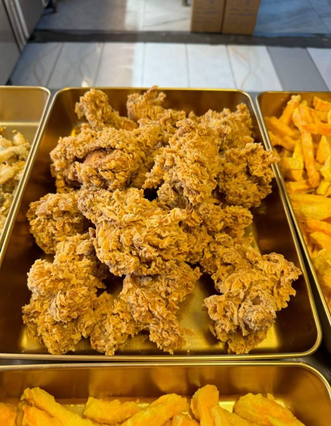 商业版油炸鸡叉骨技术炸货铺小吃配方炸鸡鸡柳鸡腿炸蘑菇丸子摆摊教程