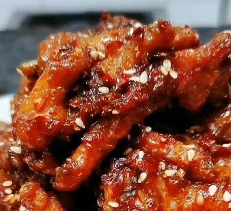 糊辣壳香辣鸡爪商用技术配方资料教程培训方法视频教学