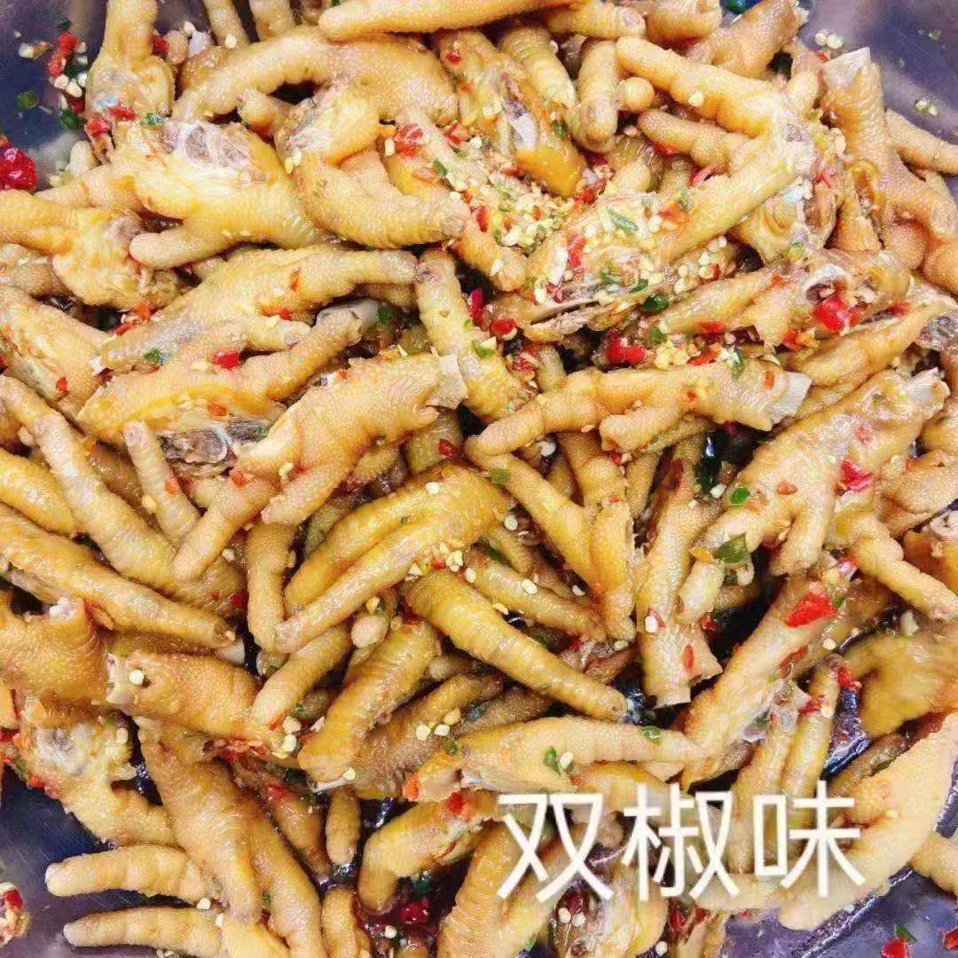 网红泡鸡爪技术配方教程虎皮泰式酸辣柠檬香麻辣泡椒凤爪摆摊小吃
