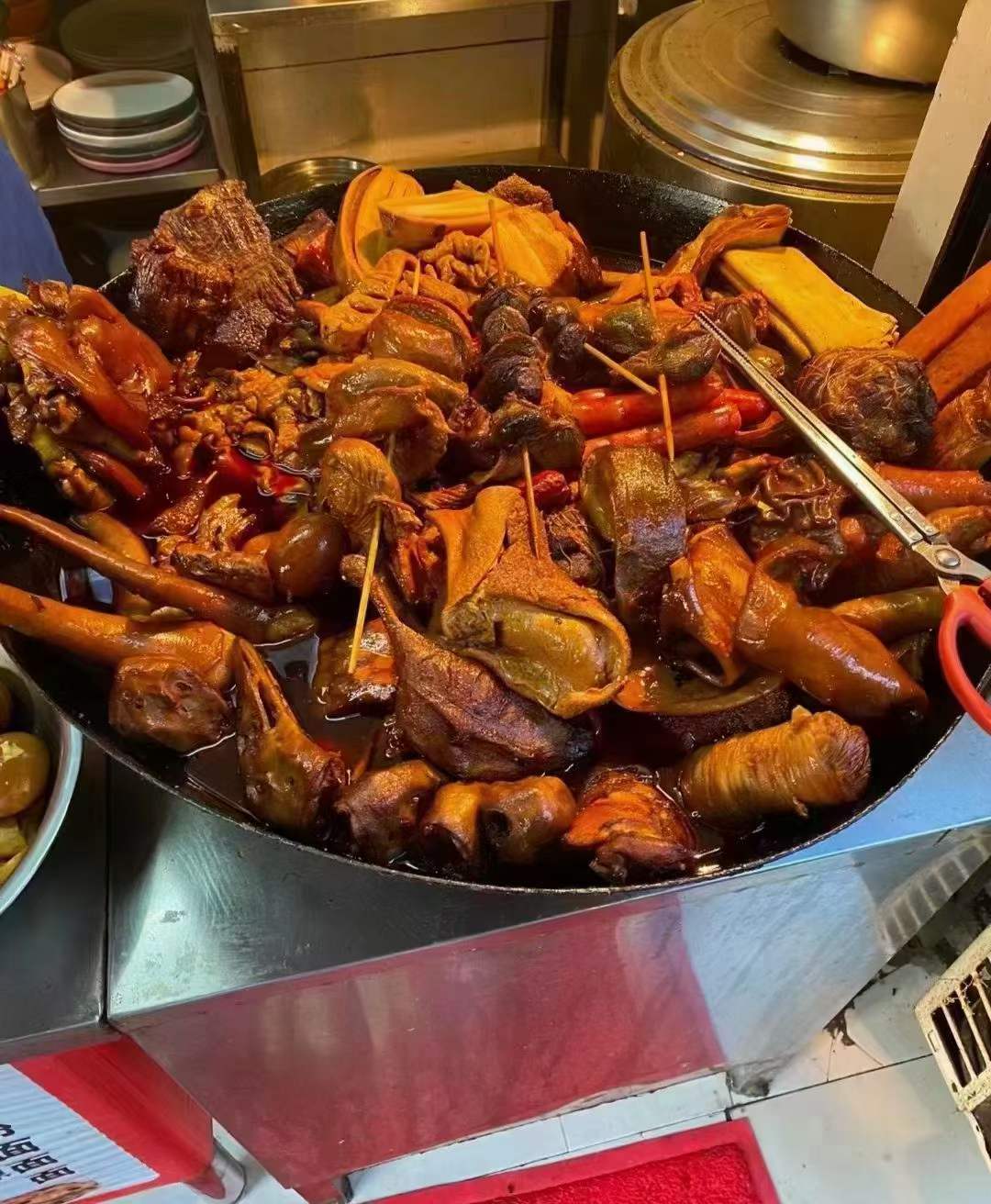 武汉实体店卤菜大锅热卤全套视频课程技术配方教程卤肉卤素菜小吃制作技术摆摊创业商用