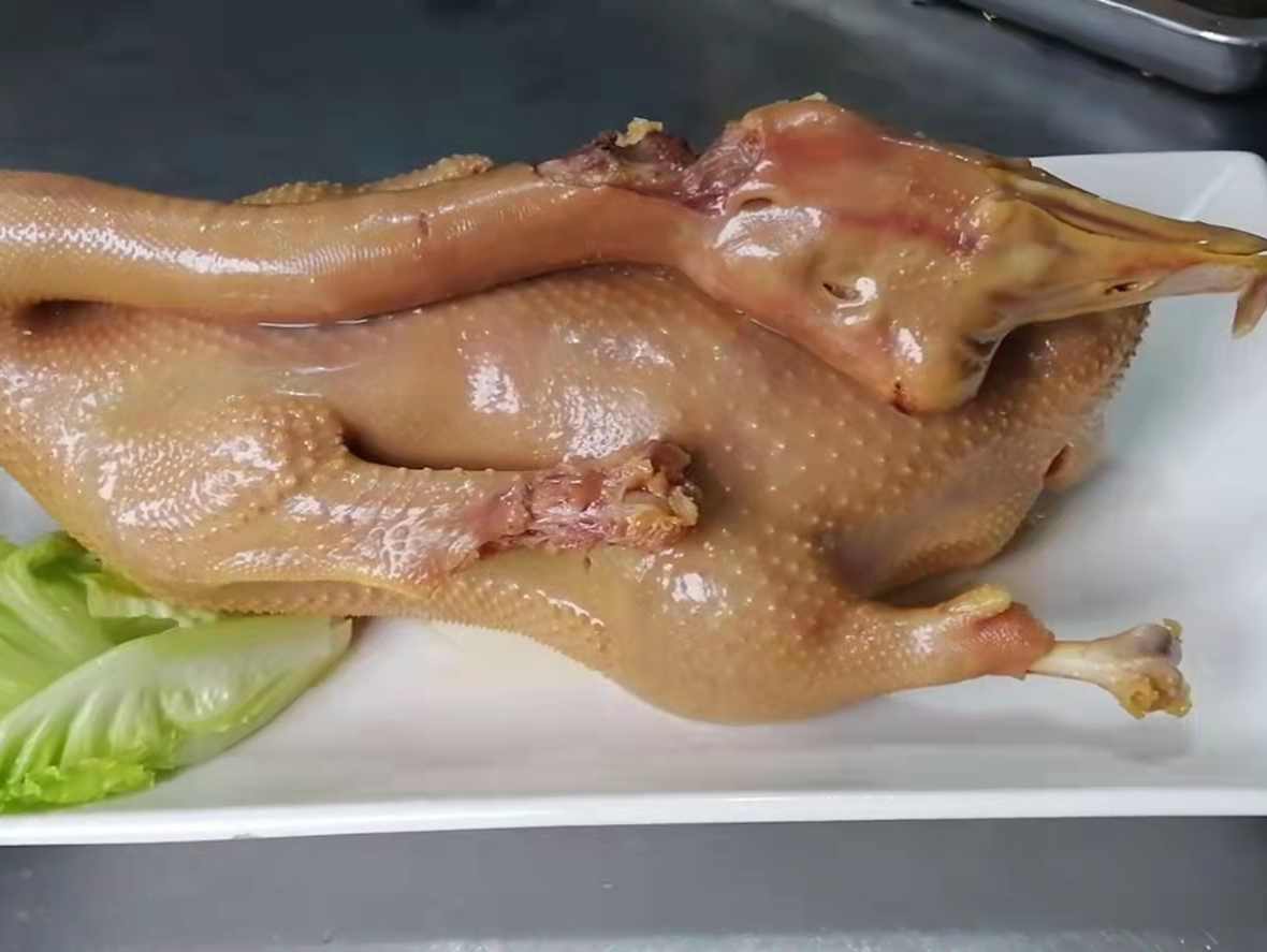 正宗扬州开店熟食盐水老鹅小吃技术配方加工做法卤菜视频教程