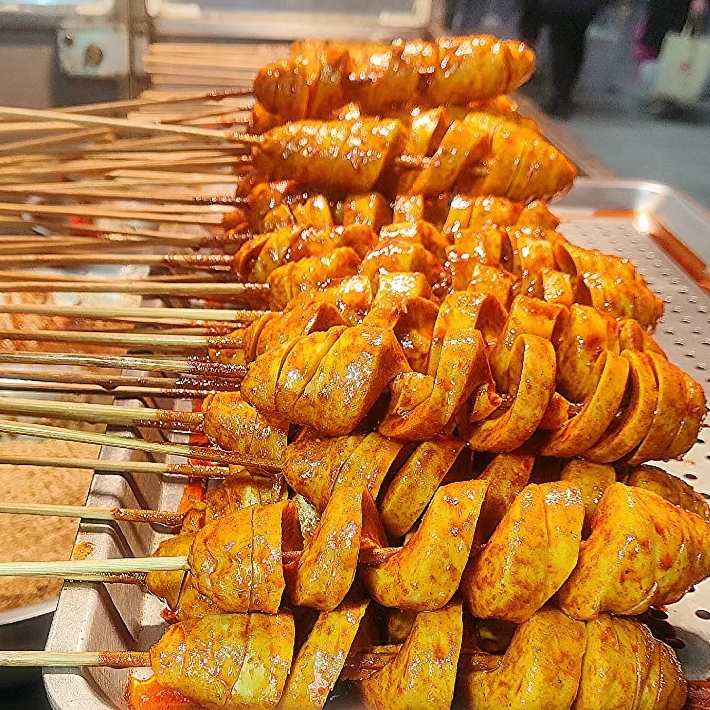 正宗烤面筋技术配方教程商用做红油酱料撒料资料小吃摆摊创业小吃