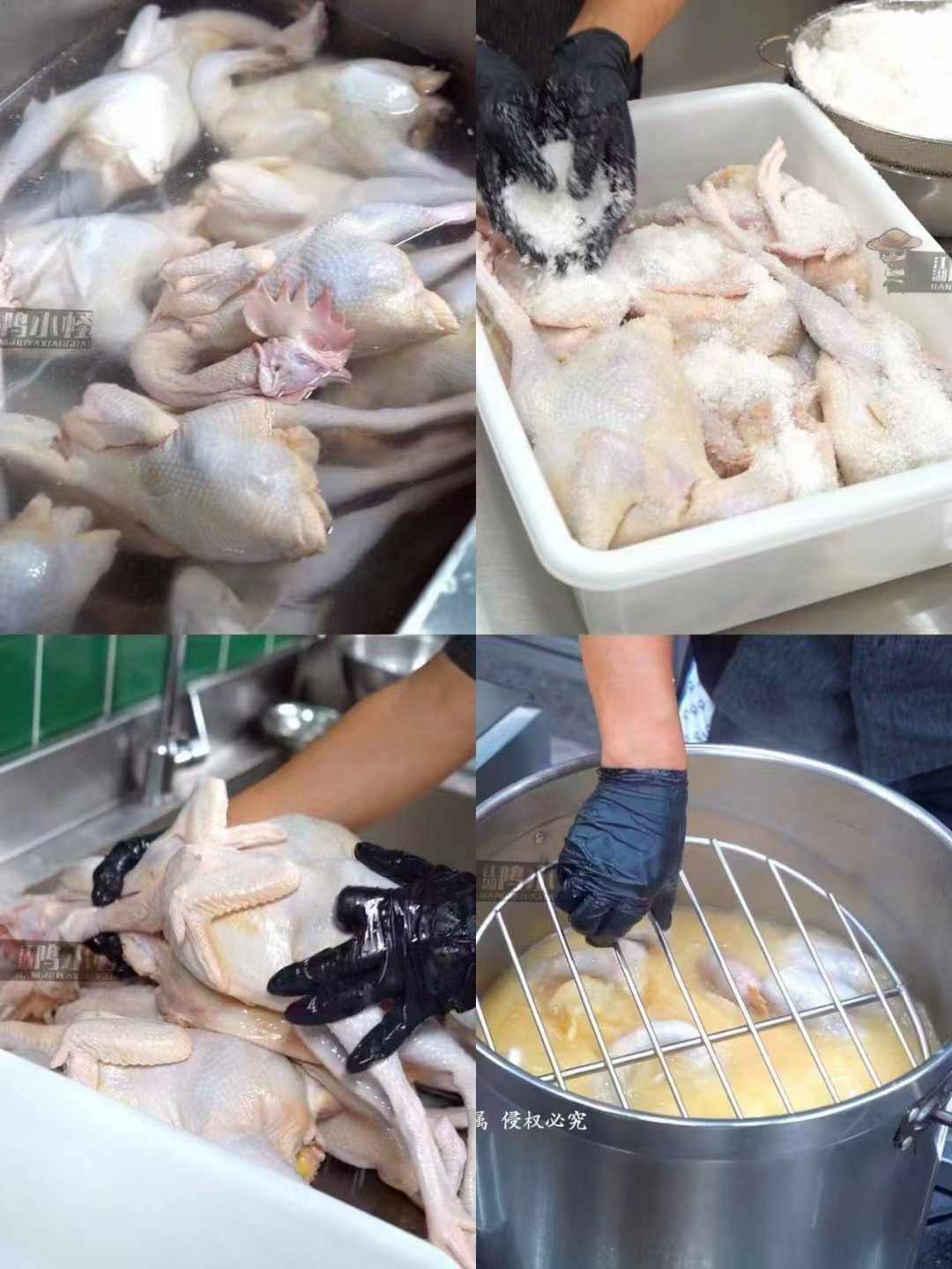 正宗盐水鸡技术配方教程上海正宗盐鸡配方商用小吃创业开店小吃教程