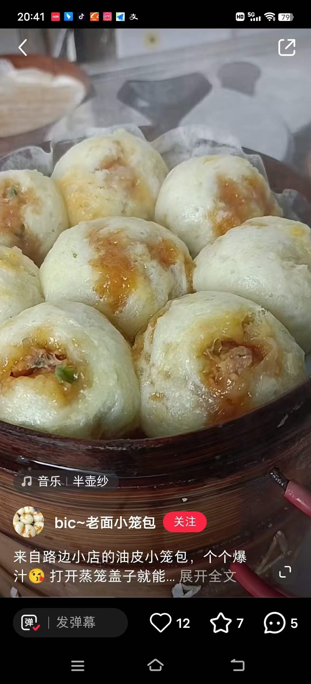 小笼包技术配方杭州老面包子馅料蒸饺教程发面商用灌汤包小吃教程