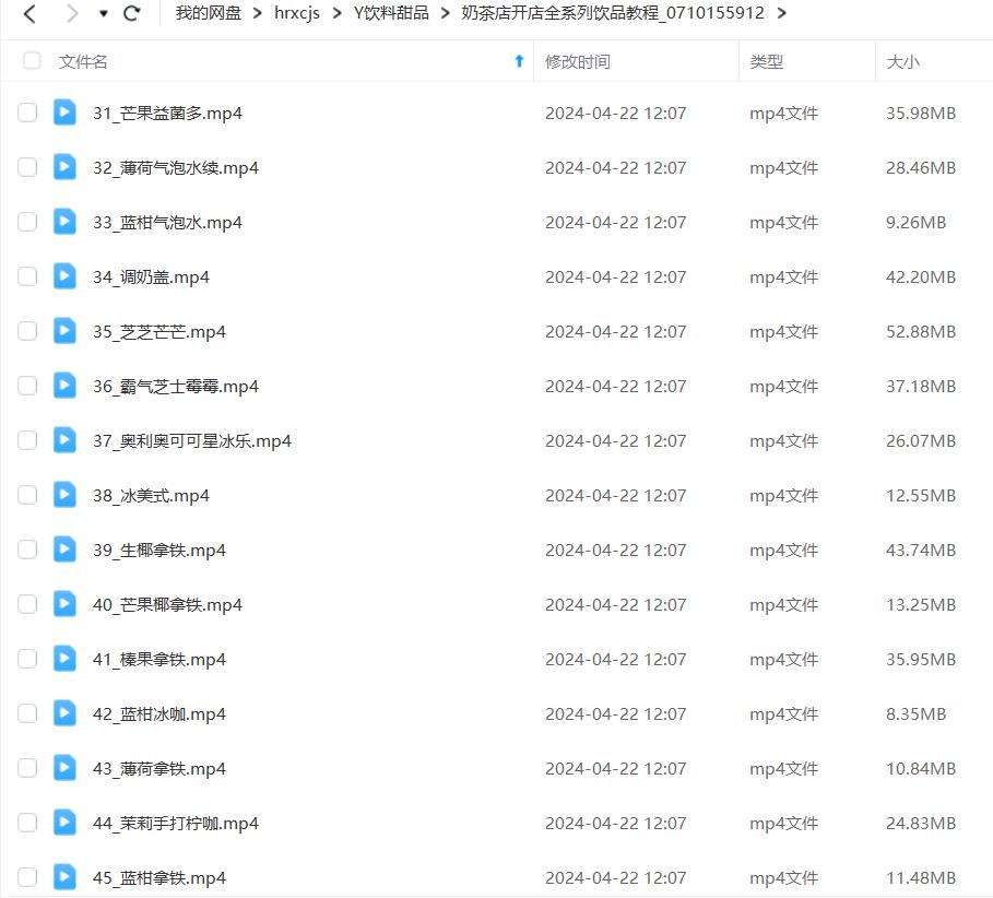 奶茶店开店全系列饮品教程奶茶冷热饮品鲜榨果汁果蔬汁气泡水甜品贡茶制作商用技术