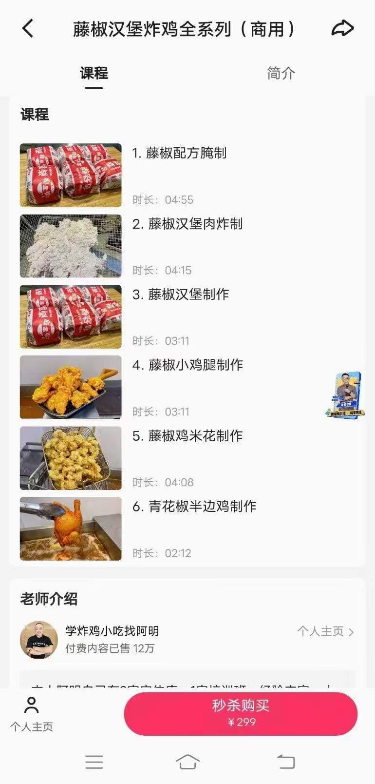 藤椒炸鸡汉堡技术大全实体店炸鸡汉堡包鸡翅鸡米花制作技术视频教程