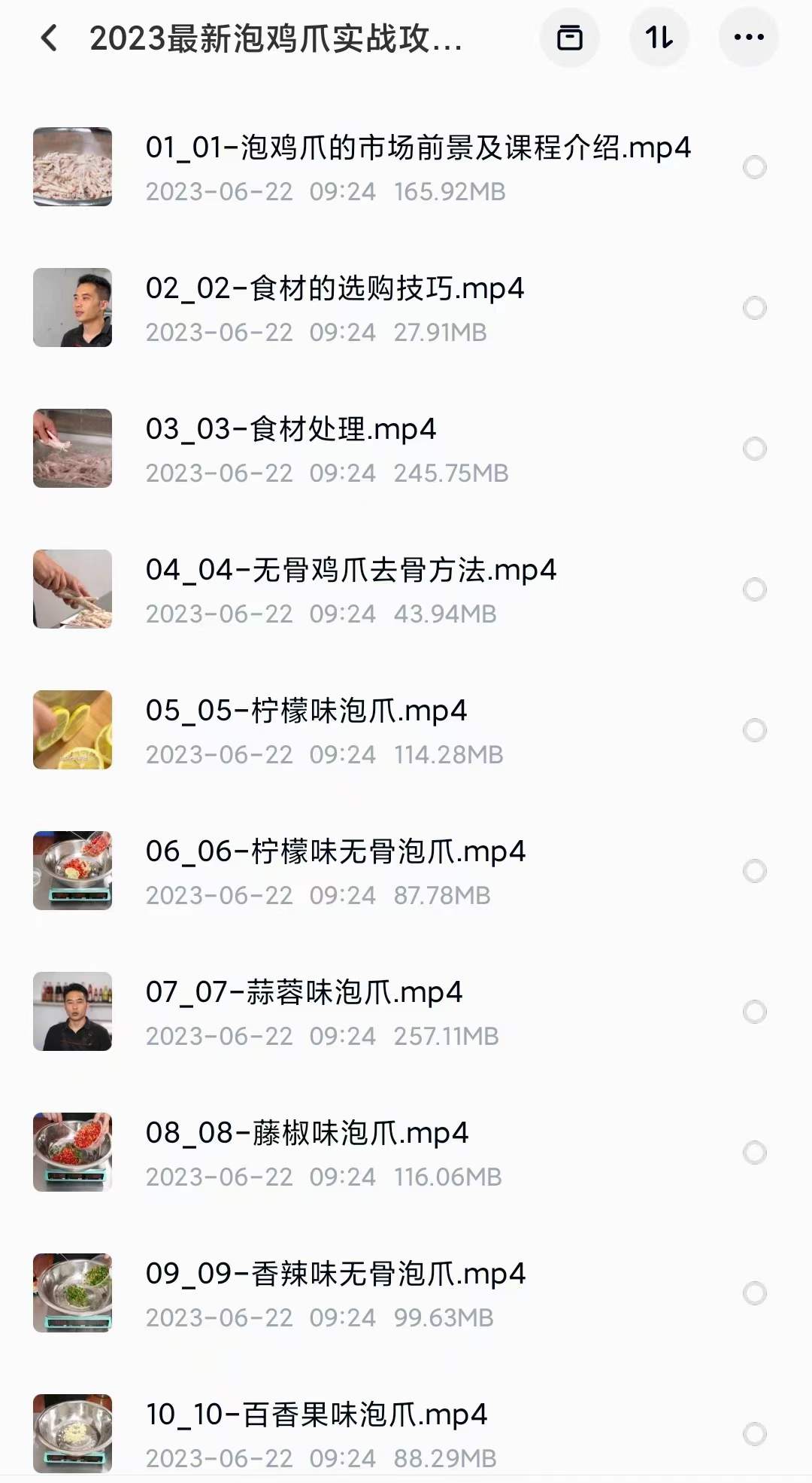 泡鸡爪泡凤爪做法技术配方酸辣柠檬香麻辣泡椒配料摆摊商用教程+开店摆摊实战攻略
