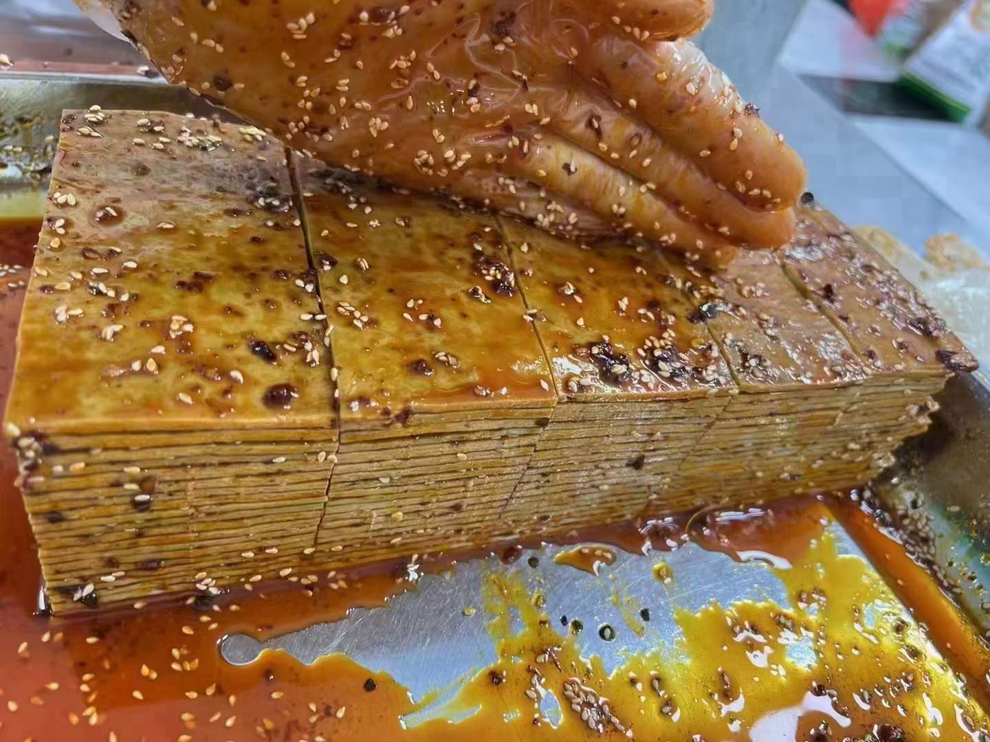 冷吃豆干技术配方手工豆干商用摆摊开店教程小吃培训视频绝密调料包制作