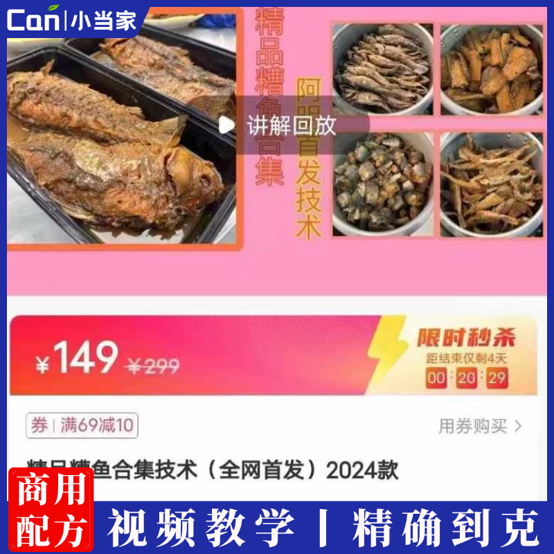 精品糟鱼合集技术(全网首发)2024款视频教学-餐饮小当家