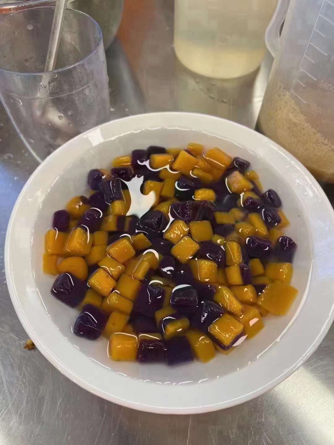 网红冰粉制作技术配方教程小吃培训视频红糖花式彩色冰粉教学特色小吃摆摊