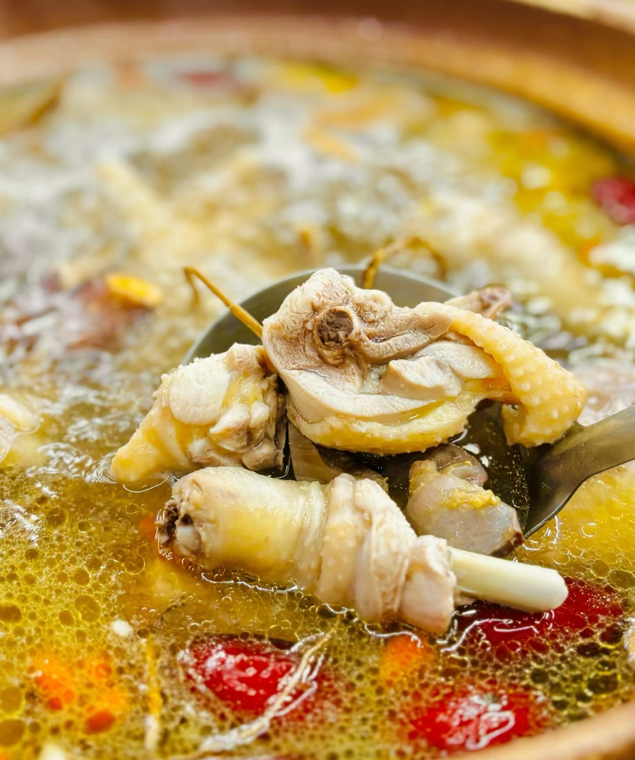 正宗广味炭火药膳鸡煲技术滋补药材调味料配方鸡技术视频加文字教程