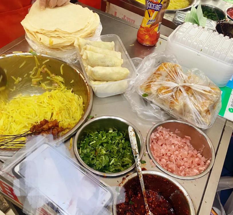 盘锦小卷饼教程,小卷饼·摆摊小吃配方精品商用技术视频课程