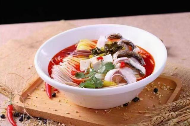 正宗小吃五谷鱼粉渔粉技术配方制作视频教程的做法小吃培训创业开店用