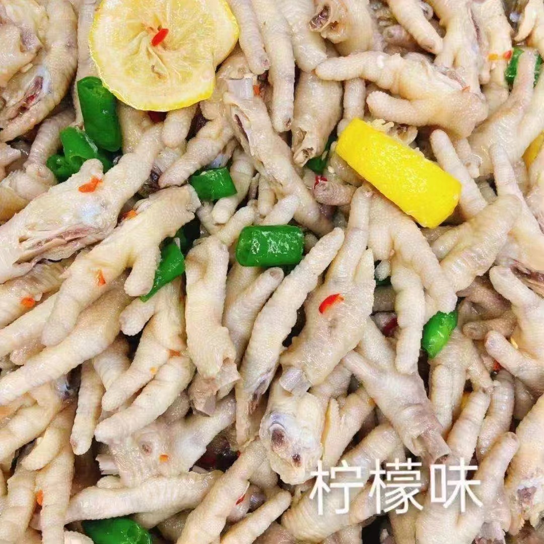 网红泡鸡爪技术配方教程虎皮泰式酸辣柠檬香麻辣泡椒凤爪摆摊小吃