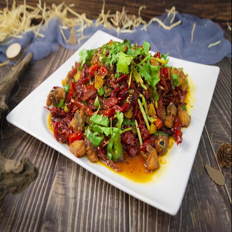 枣庄辣子鸡做法 辣子鸡技术配方特色炒鸡实体店炒菜烧菜教程资料